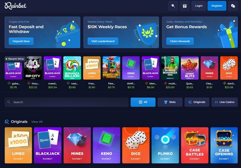 Rainbet Casino Site Review 2026